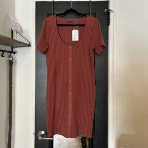 Abercrombie & Fitch Dress Deep Pink